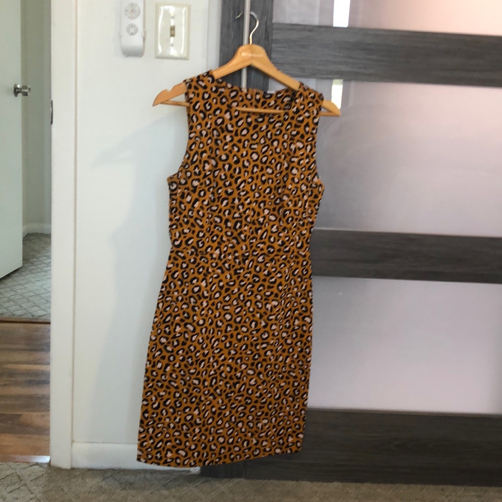 Old Navy animal print shift dress